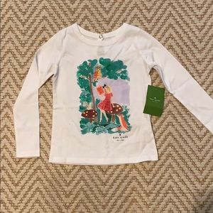 Toddler Girls long sleeve Kate Spade shirt
